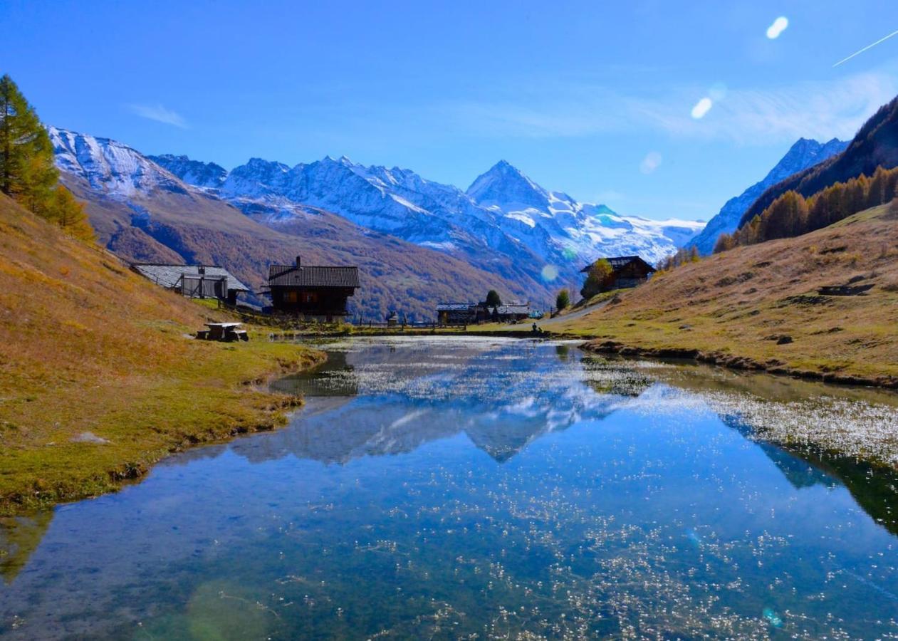 Idyllic Chalet In Evolene, With View On The Dent Blanche And The Mountainsアパートメント エクステリア 写真