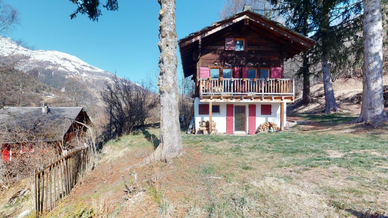 Idyllic Chalet In Evolene, With View On The Dent Blanche And The Mountainsアパートメント エクステリア 写真